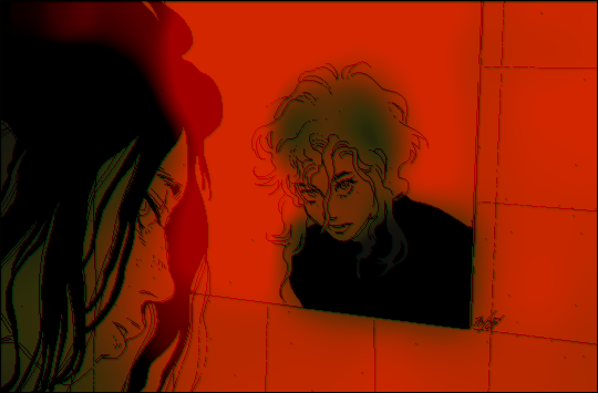 red mirror